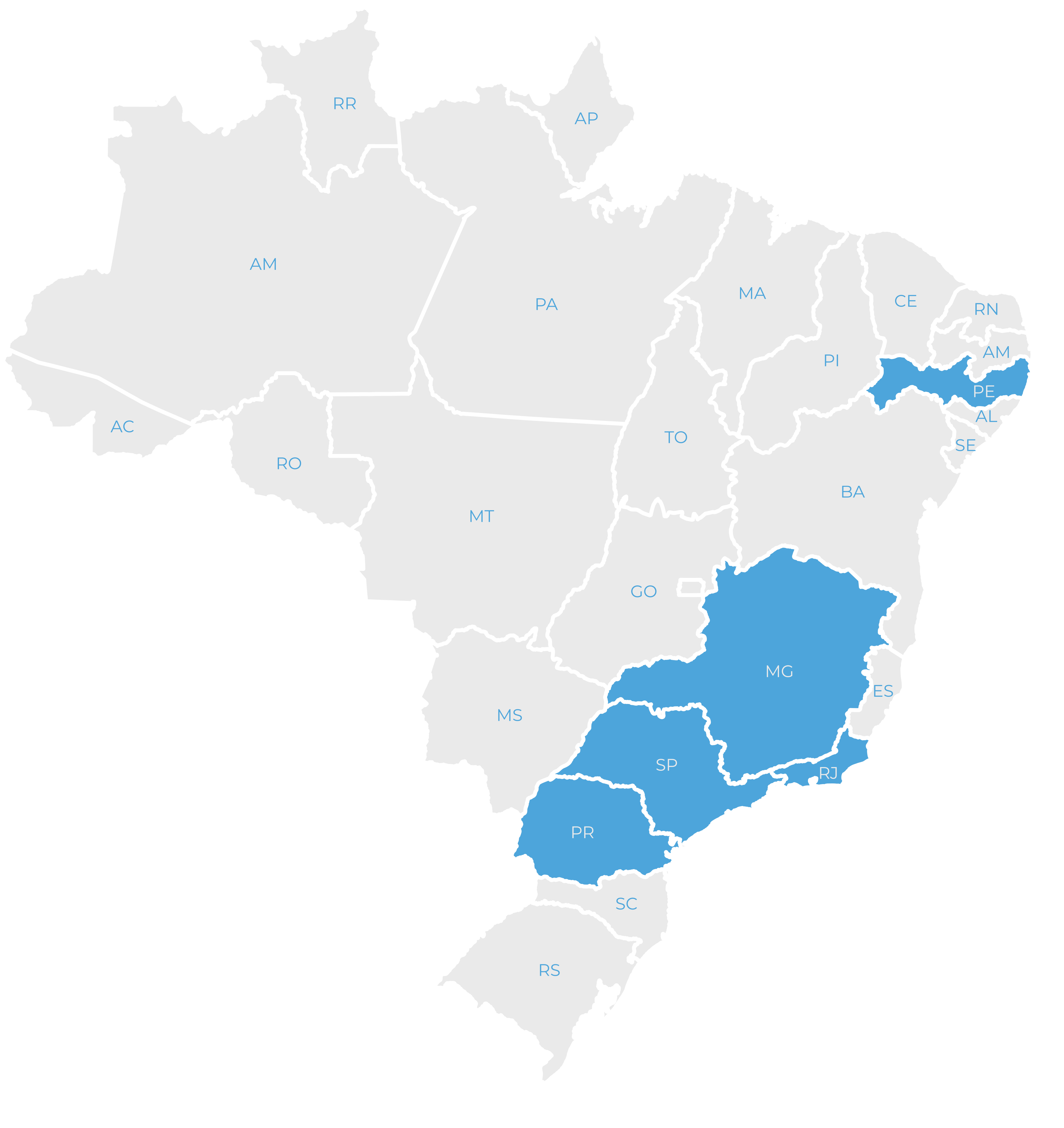 A OTMIZ atende em todo o território nacional.